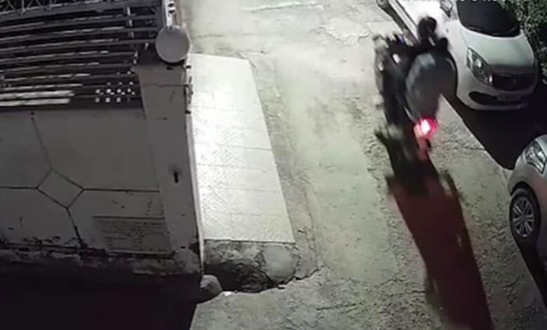 CCTV footage of firing outside Disha Patani's house surfaces