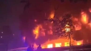 Fire broke out in a dyeing factory in Bhiwandi, Maharashtra