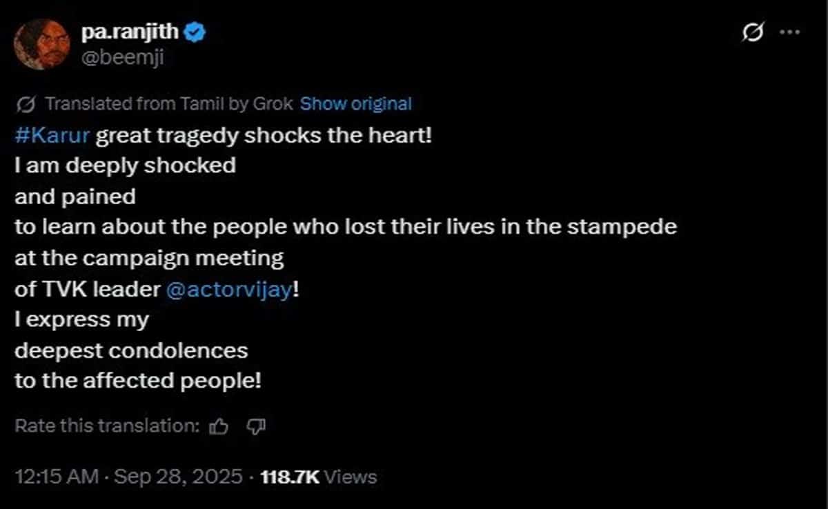 Vijay Karur Rally Stampede: Kamal Haasan and Rajinikanth express condolences