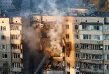 Russian attack in Kyiv damages Cabinet building
