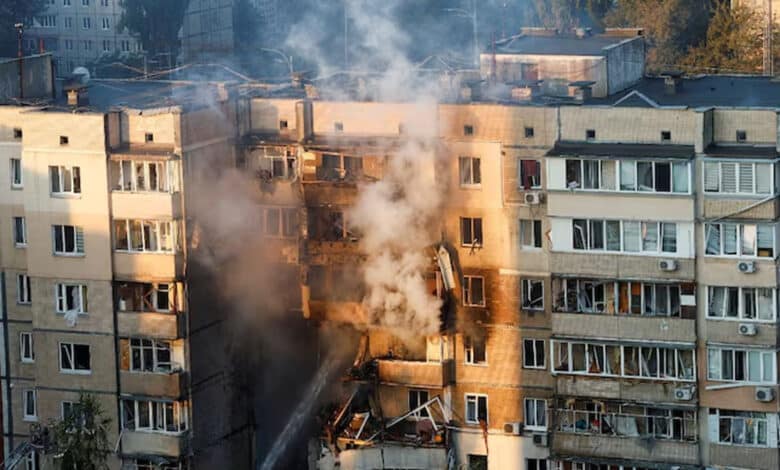 Russian attack in Kyiv damages Cabinet building