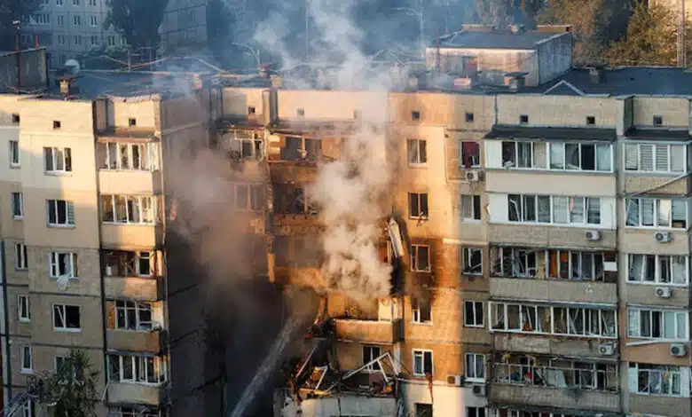 Russian attack in Kyiv damages Cabinet building