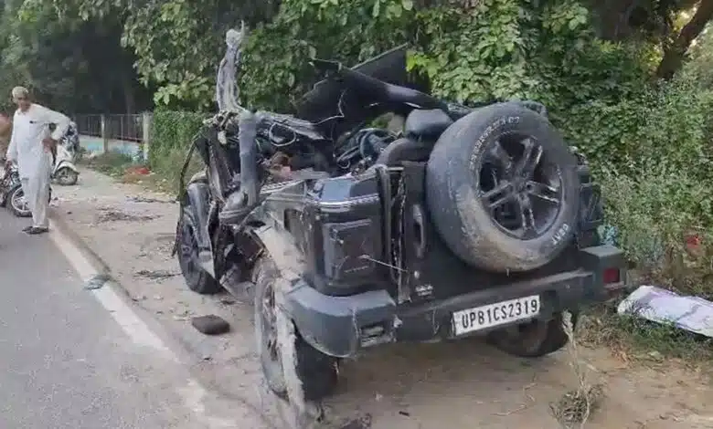 Gurugram: Five killed as speeding SUV hits divider at NH-48 Exit 9
