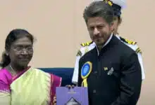 Shah Rukh Khan receives National Film Award for 'Jawaan'
