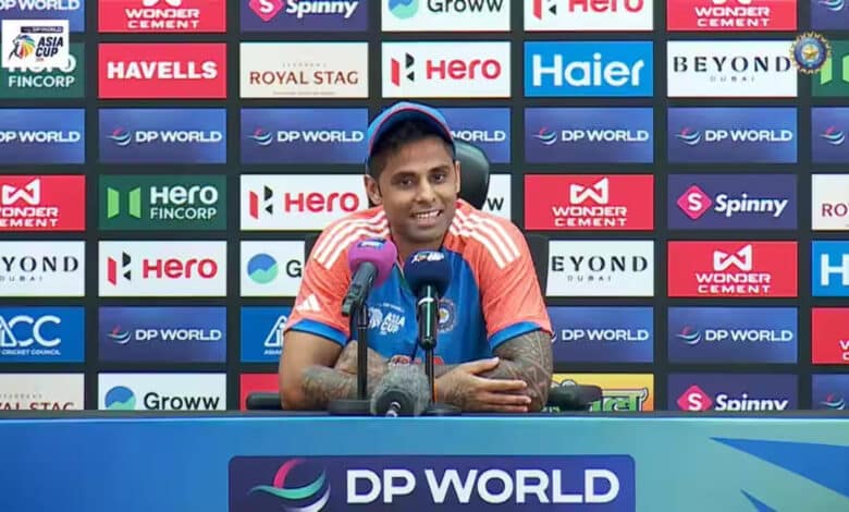 Suryakumar silenced the Pakistani journalist at a press conference, saying, "You are getting angry."