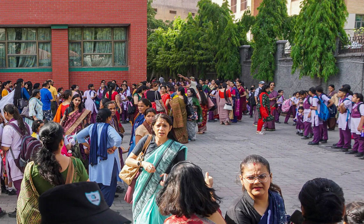 Delhi schools receive bomb threats, students and staff evacuated