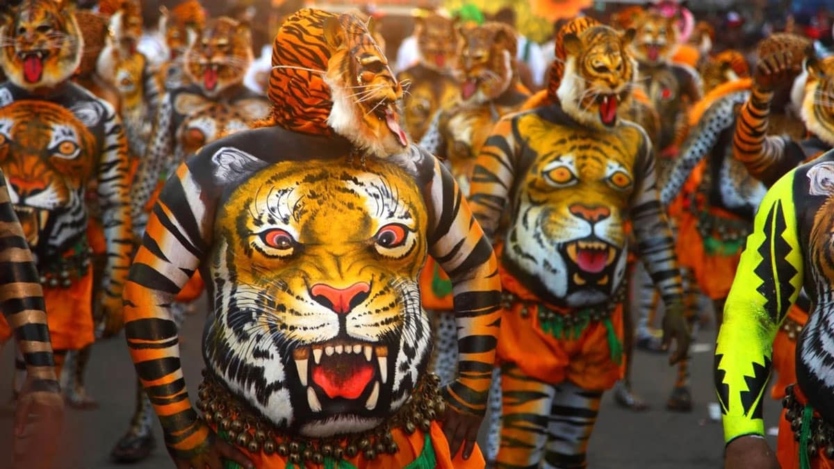 Pulikkali: The Lively Tiger Dance of Kerala