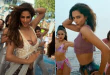 Harnaaz Sandhu dressed up and danced like Deepika Padukone in Baaghi 4 song 'Yeh Mera Husn'.