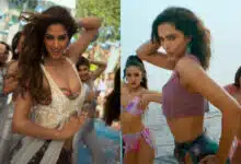 Harnaaz Sandhu dressed up and danced like Deepika Padukone in Baaghi 4 song 'Yeh Mera Husn'.