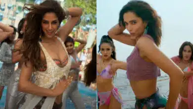 Harnaaz Sandhu dressed up and danced like Deepika Padukone in Baaghi 4 song 'Yeh Mera Husn'.