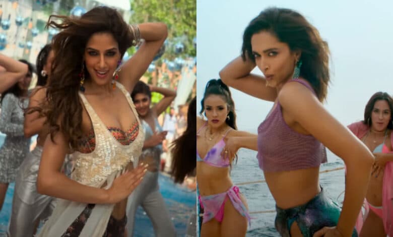 Harnaaz Sandhu dressed up and danced like Deepika Padukone in Baaghi 4 song 'Yeh Mera Husn'.