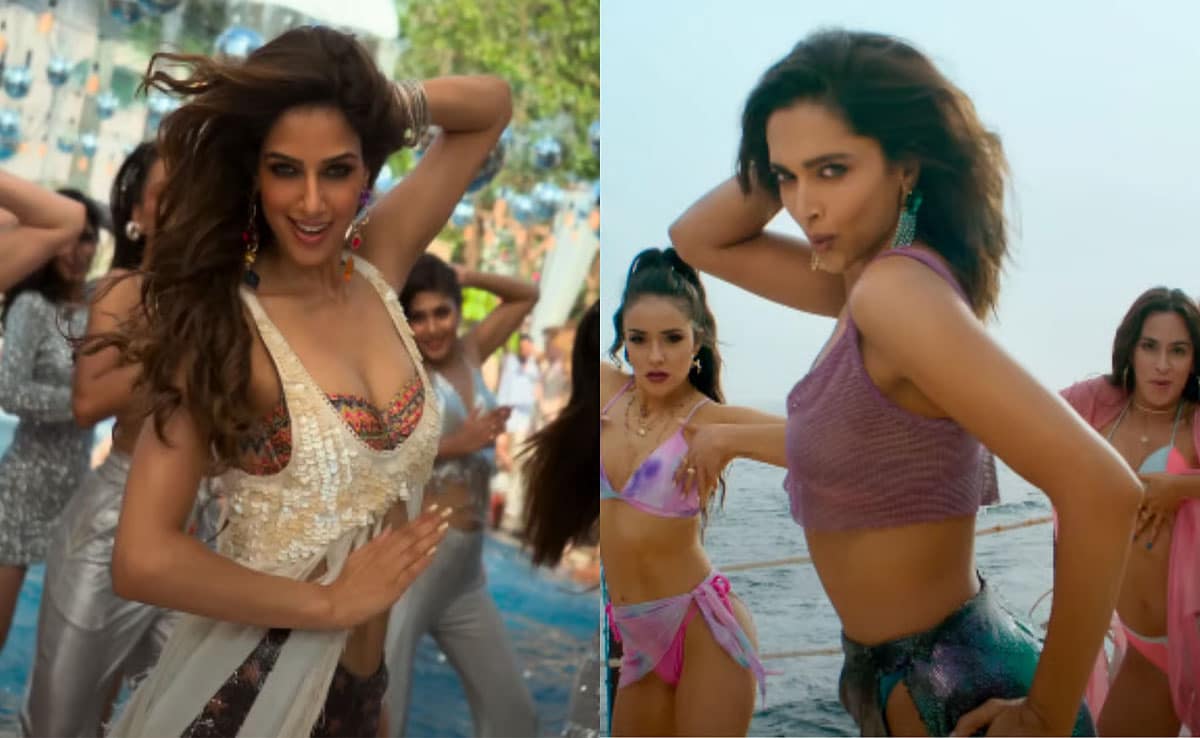 Harnaaz Sandhu dressed up and danced like Deepika Padukone in Baaghi 4 song 'Yeh Mera Husn'.
