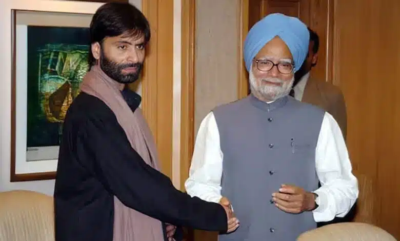 Yasin Malik claims former Prime Minister Manmohan Singh thanked him for meeting Hafiz Saeed, sparking controversy