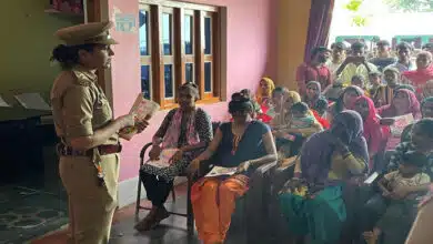 Under Mission Shakti 5.0, women were given information about safety and schemes in Sambhal.