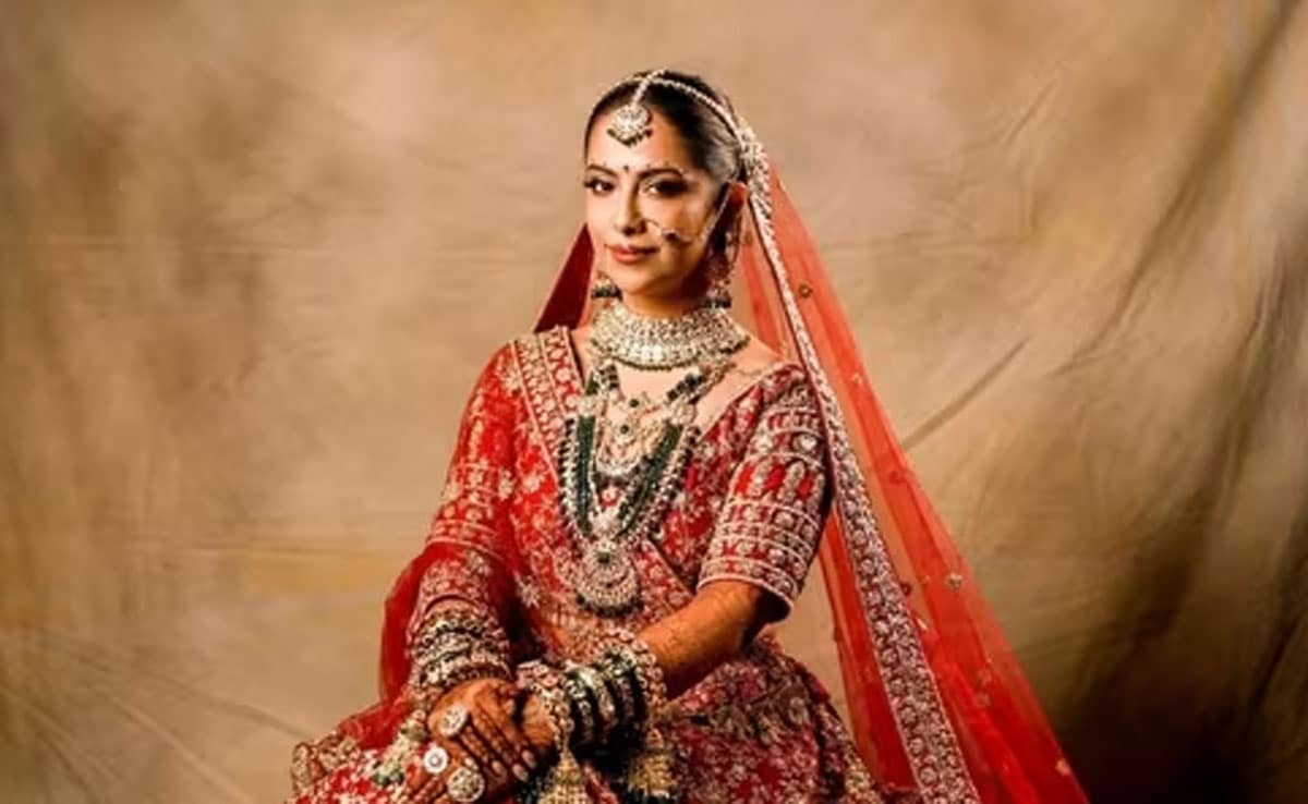 Avika Gor's bridal look is full of tradition, grandeur and timeless glamour.