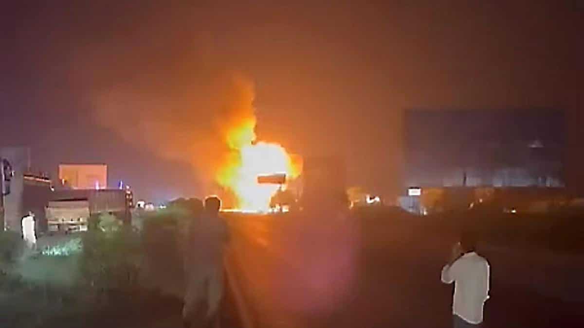 Blasts On Jaipur-Ajmer Highway As Tanker Hits Truck Carrying LPG Cylinders