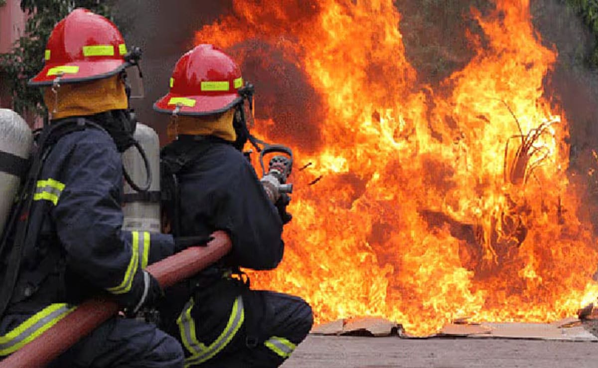 A massive fire broke out at the cargo village of Hazrat Shahjalal International Airport in Dhaka.