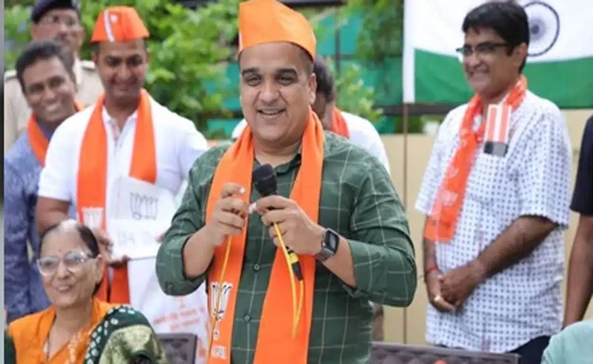 Gujarat Home Minister Harsh Sanghvi took oath as Deputy Chief Minister in a major cabinet reshuffle.