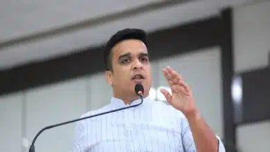 Gujarat Home Minister Harsh Sanghvi took oath as Deputy Chief Minister in a major cabinet reshuffle.