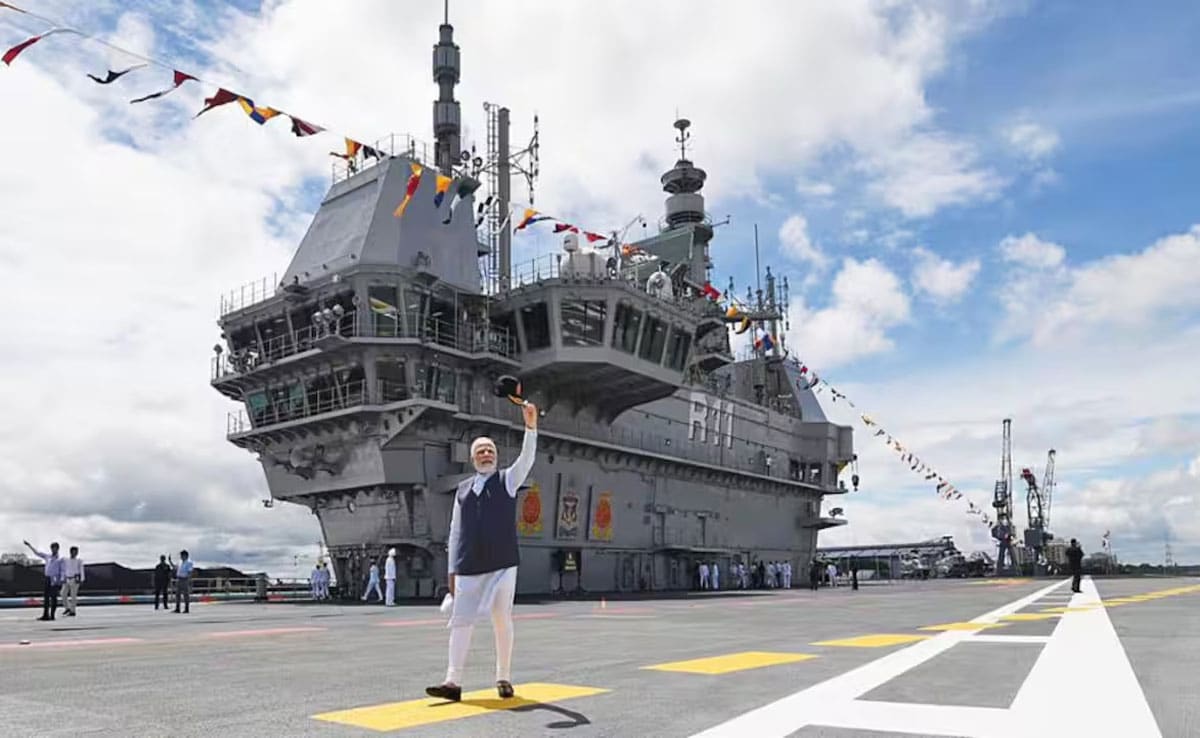 PM Modi celebrates Diwali on INS Vikrant, remembers India's victory in 'Operation Sindoor'