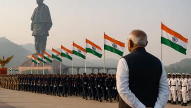 PM Modi inaugurated the Unity Parade in Kevadia