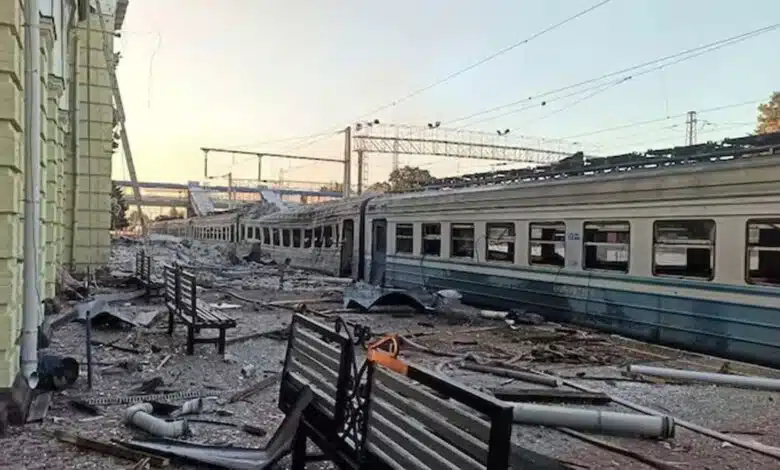 Russian airstrike hits passenger train in Ukraine's Sumy region, injuring 30