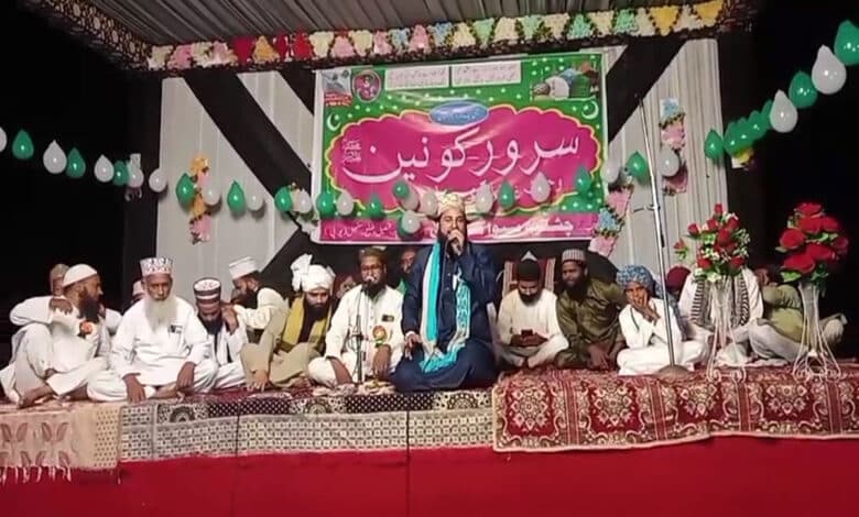 Sambhal: Poets and clerics spread light in the gathering: a colourful evening of religious gathering in Nasirpur