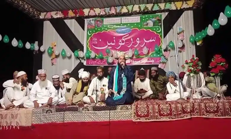 Sambhal: Poets and clerics spread light in the gathering: a colourful evening of religious gathering in Nasirpur