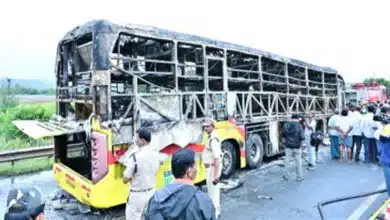 20 people died in the double-decker bus accident in Andhra Pradesh's Kurnool, driver arrested