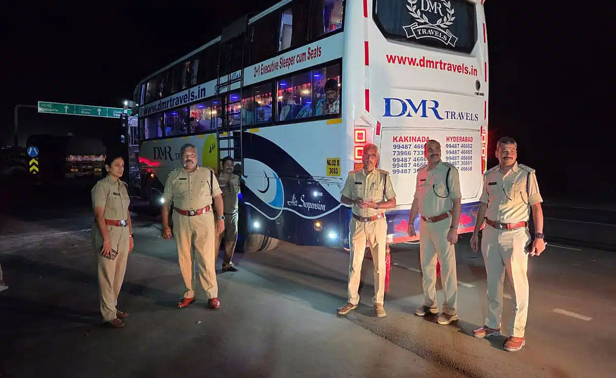 20 people died in the double-decker bus accident in Andhra Pradesh's Kurnool, driver arrested