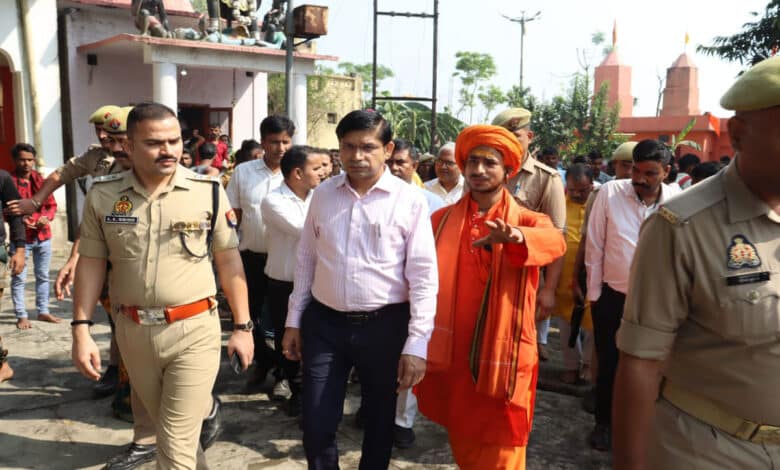 The District Magistrate and Superintendent of Police inspected the 24 Kosi Parikrama route in Sambhal.