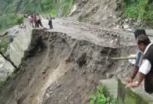 Heavy rains in Darjeeling trigger landslides, killing seven people, blocking roads, and collapsing an iron bridge.