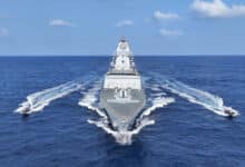 Indian Navy commissions second anti-submarine warfare corvette 'Androth' in Visakhapatnam