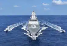 Indian Navy commissions second anti-submarine warfare corvette 'Androth' in Visakhapatnam