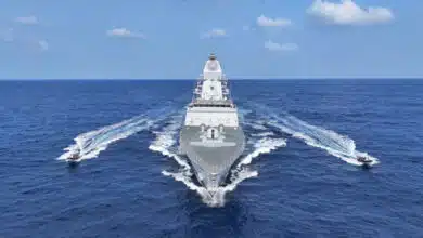 Indian Navy commissions second anti-submarine warfare corvette 'Androth' in Visakhapatnam