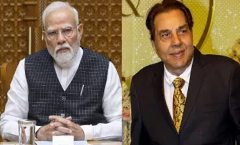PM Modi paid tribute to famous actor Dharmendra, saying- "End of an era in Indian cinema"