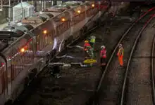 Several people were stabbed on a London-bound train in the UK; two suspects arrested.