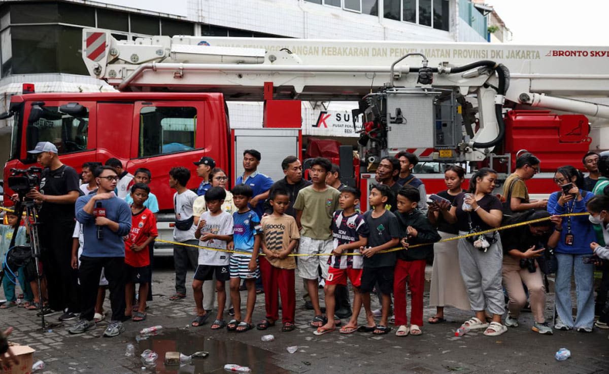 More than 20 people died in a fire at a seven-story building in Jakarta, Indonesia.