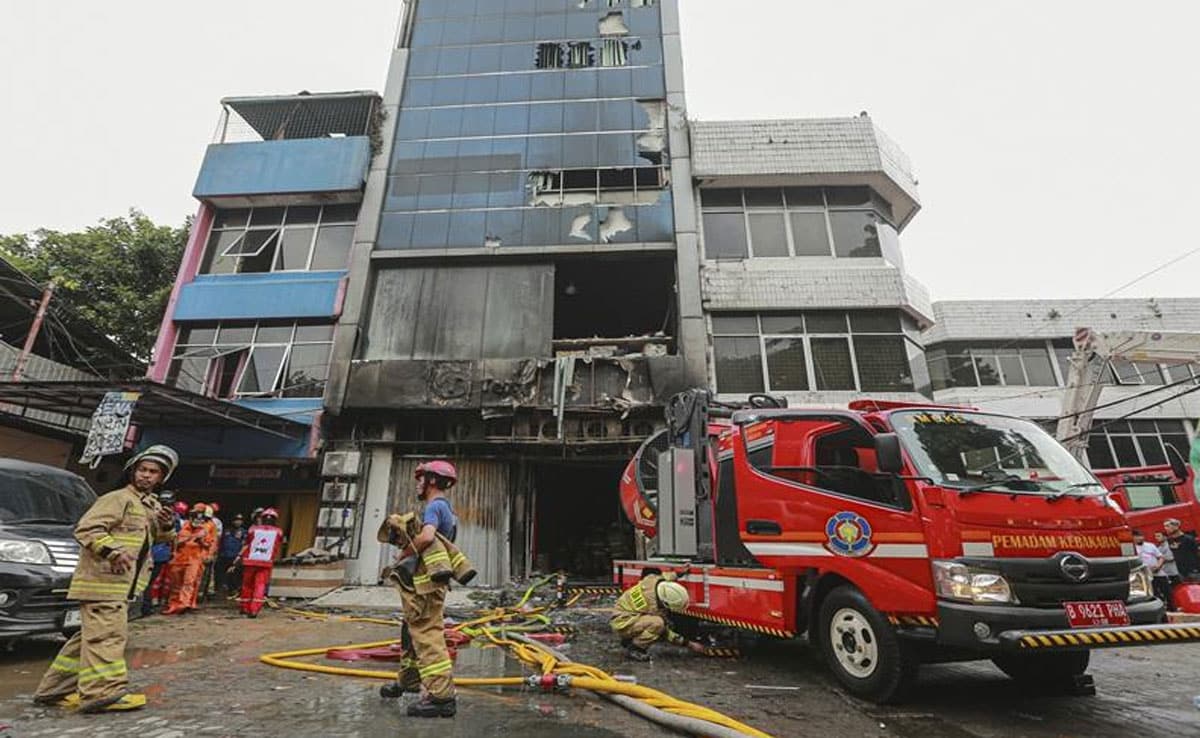 More than 20 people died in a fire at a seven-story building in Jakarta, Indonesia.