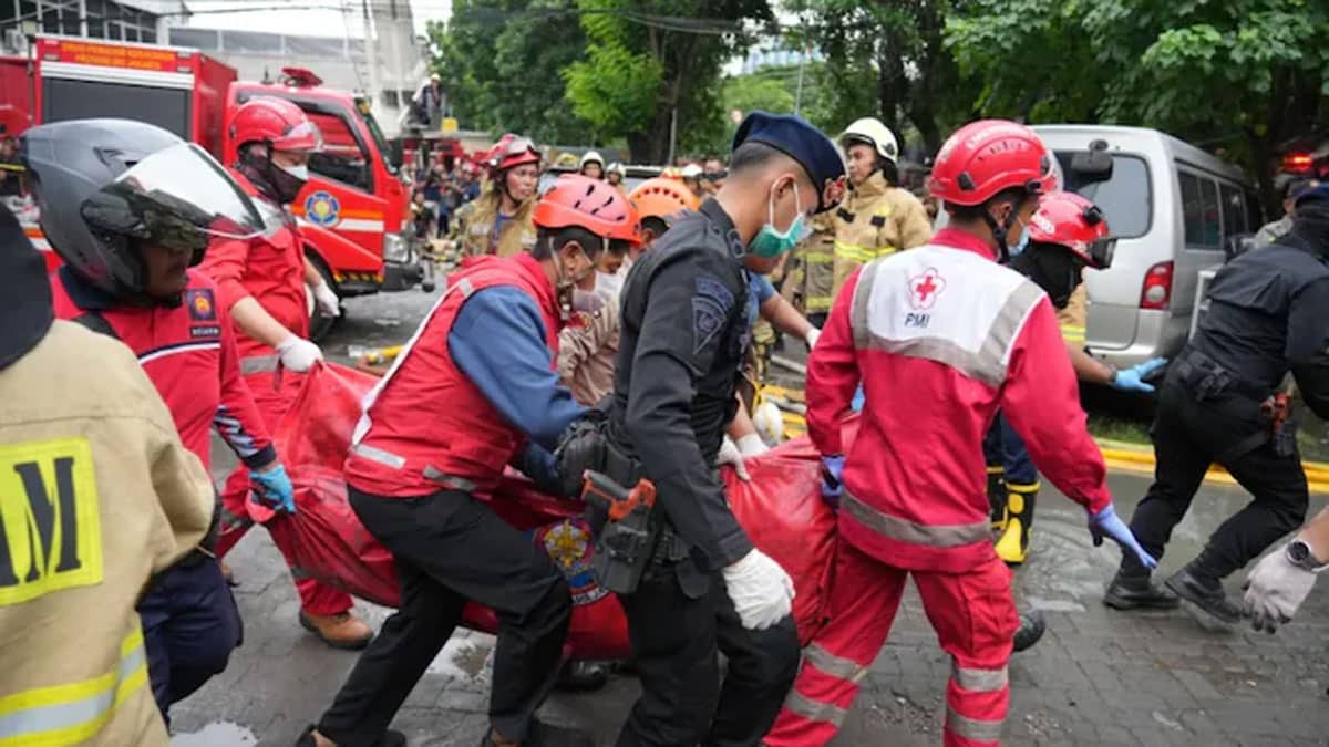 More than 20 people died in a fire at a seven-story building in Jakarta, Indonesia.