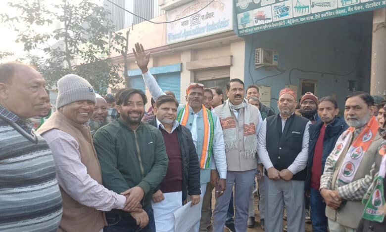 Congress holds a show of strength from Sambhal to Delhi; 500 workers participated in the mega rally.