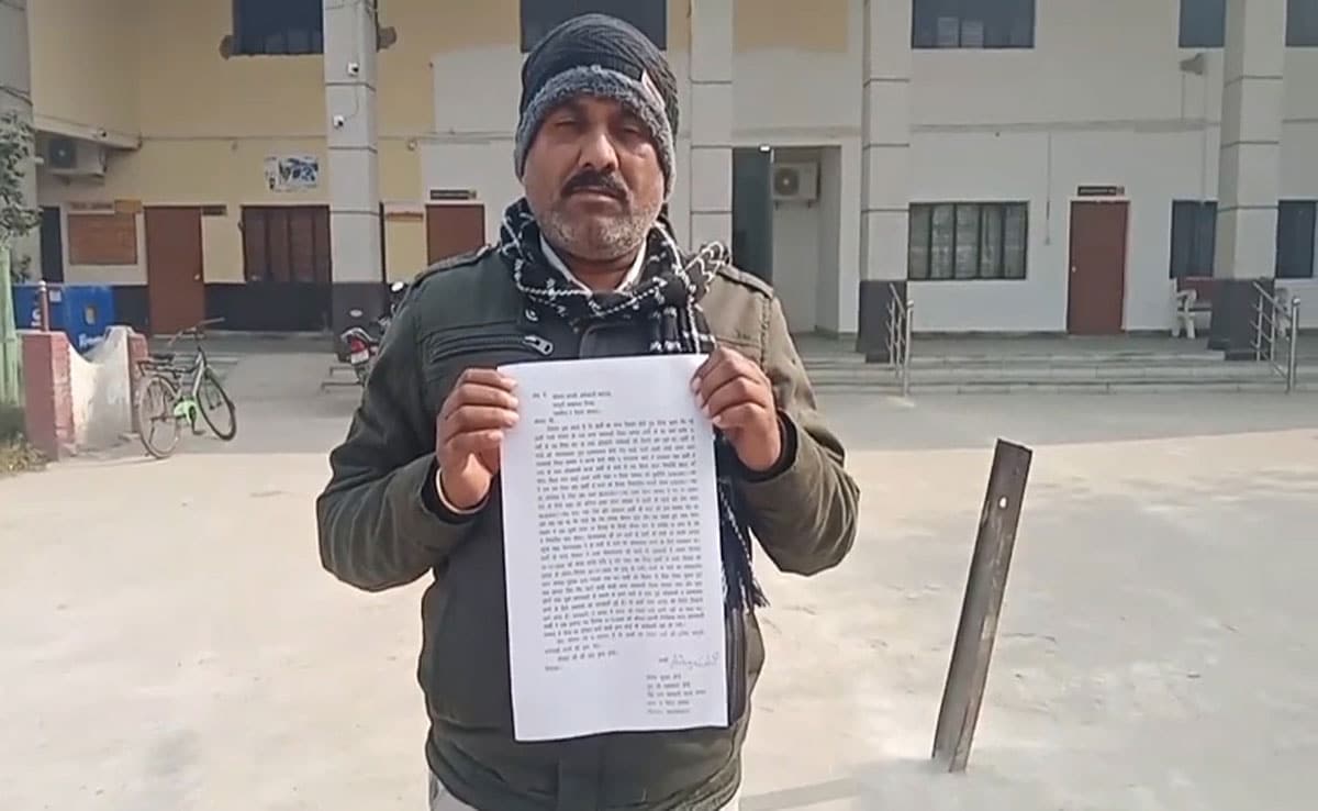 Sambhal: The village headman is accused of grabbing two plots of land and instigating a student to commit suicide.