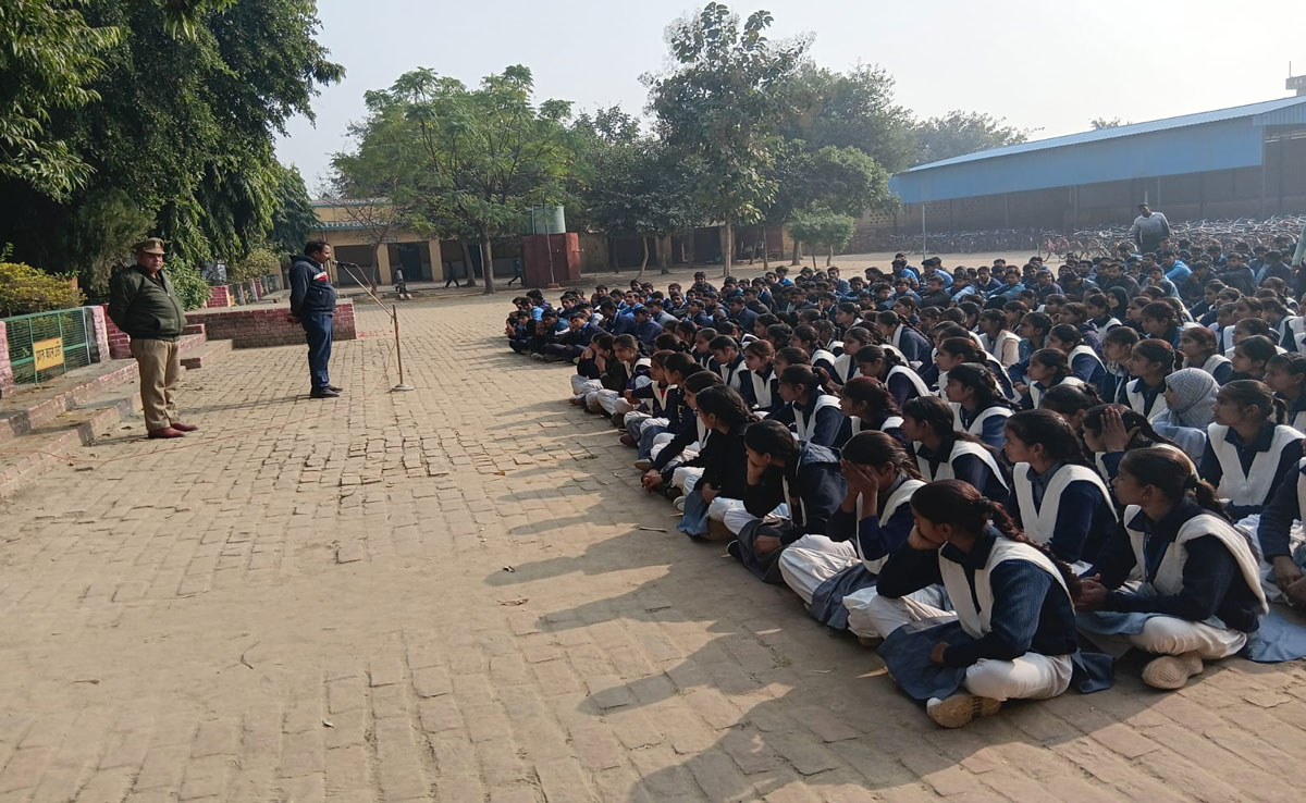 Sambhal Police initiative: Special Chaupal organised to make girls aware