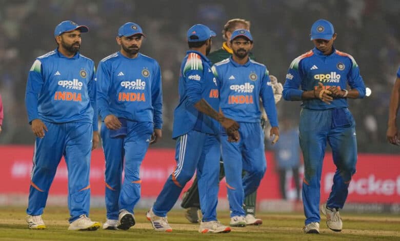 Team India fined for slow over-rate in Raipur ODI against South Africa