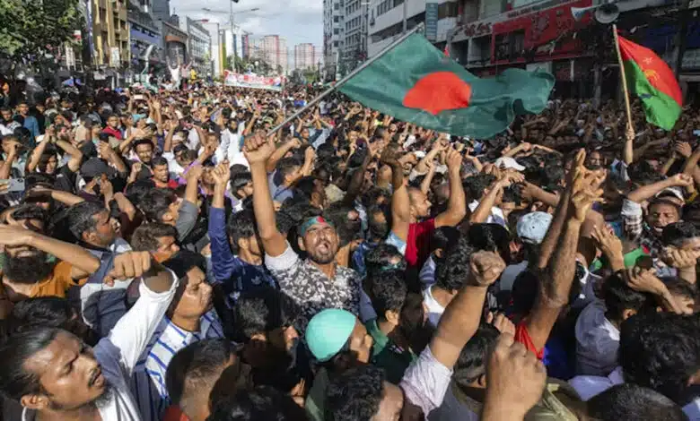 Violence in Bangladesh fuels protests in India.
