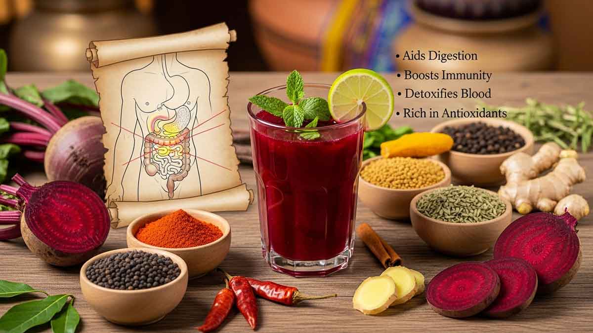 Kanji of Beetroot and Black Carrot