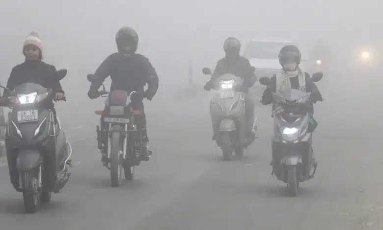 Dense fog blanketed parts of North India, affecting flight operations in Delhi-NCR; a red alert has been issued.