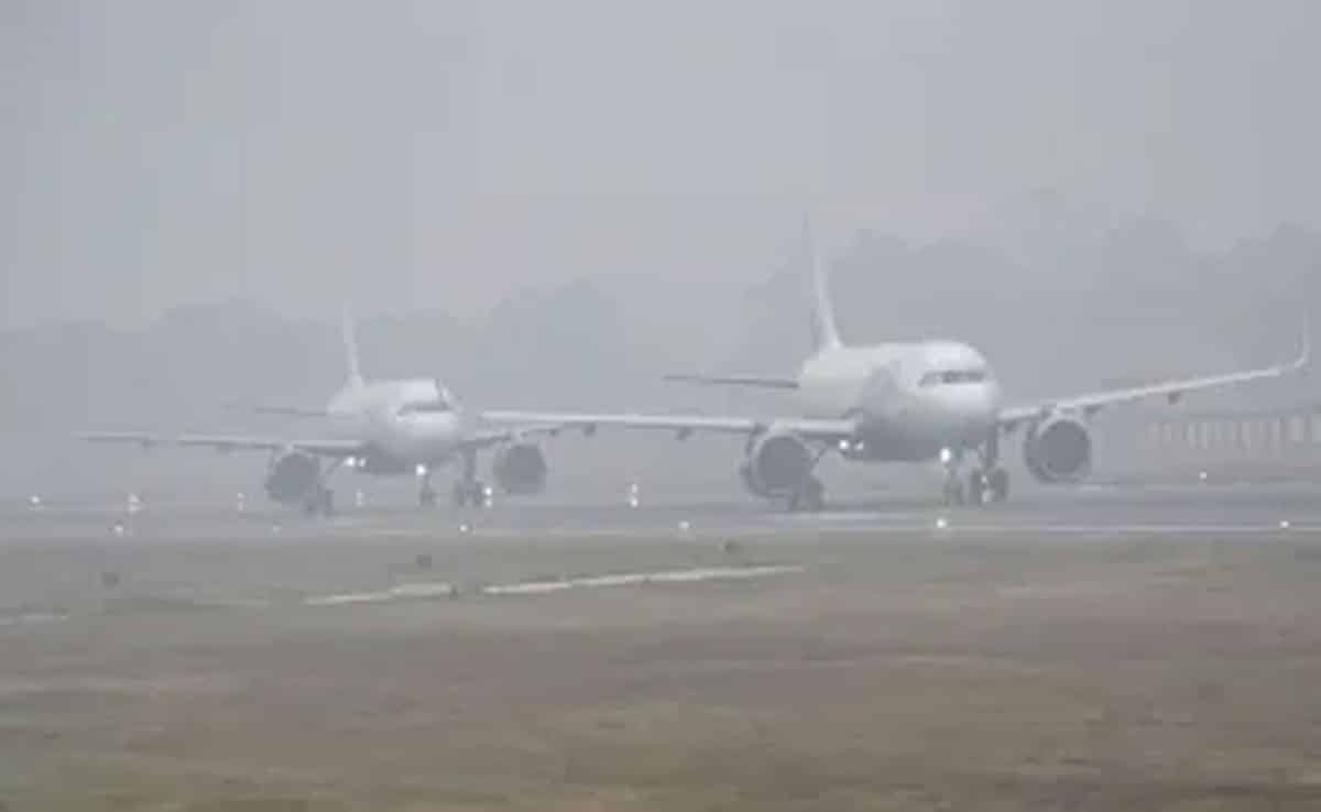 Dense fog blanketed parts of North India, affecting flight operations in Delhi-NCR; a red alert has been issued.