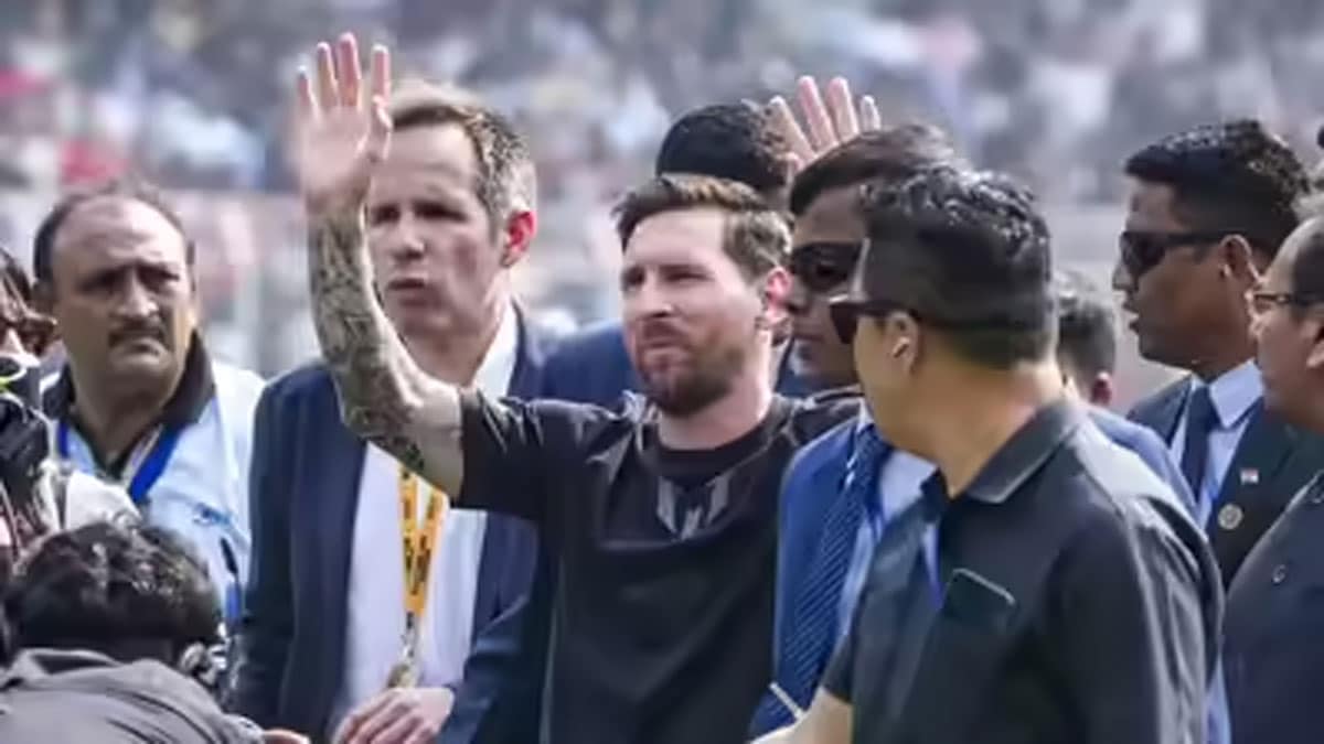 Lionel Messi GOAT India Tour: AIFF issues statement after fans vandalize Salt Lake Stadium.