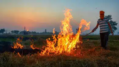 NASA says that changes in the timing of crop residue burning are affecting air quality in northern India.